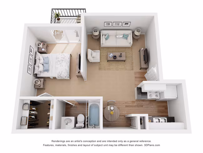 Unit 1119 1119 floor plan